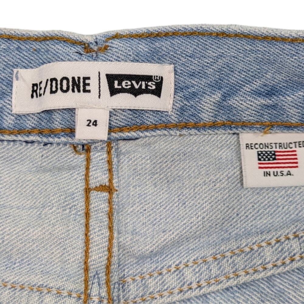 Re/Done Light Blue High Rise Women Jeans - Picture 9 of 12